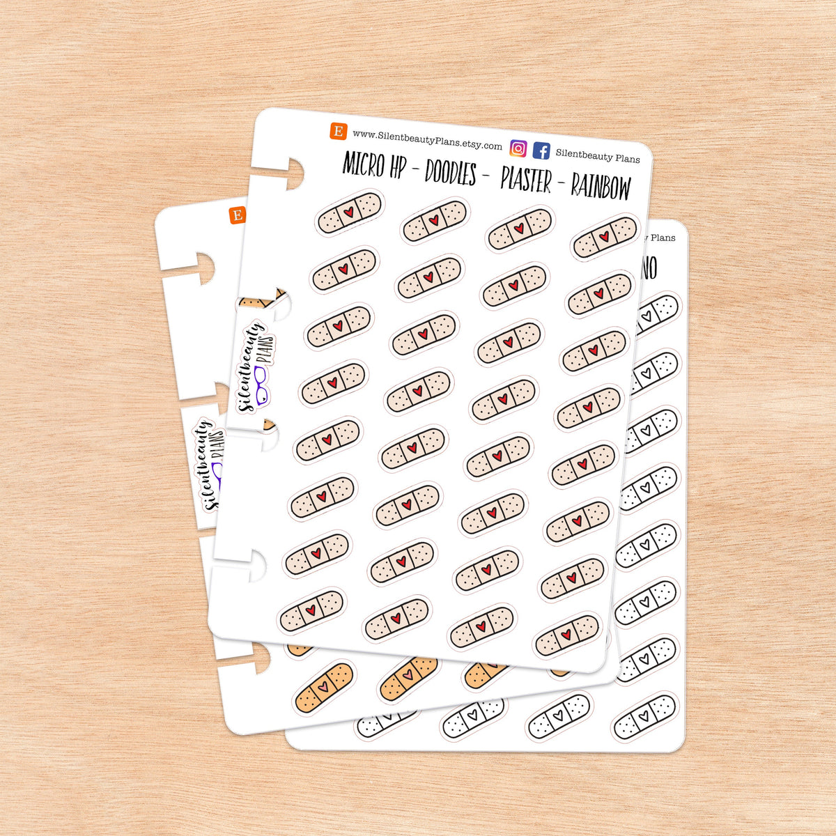 Doodle Bandage - Plaster | 4 Colour Options | Micro Disc