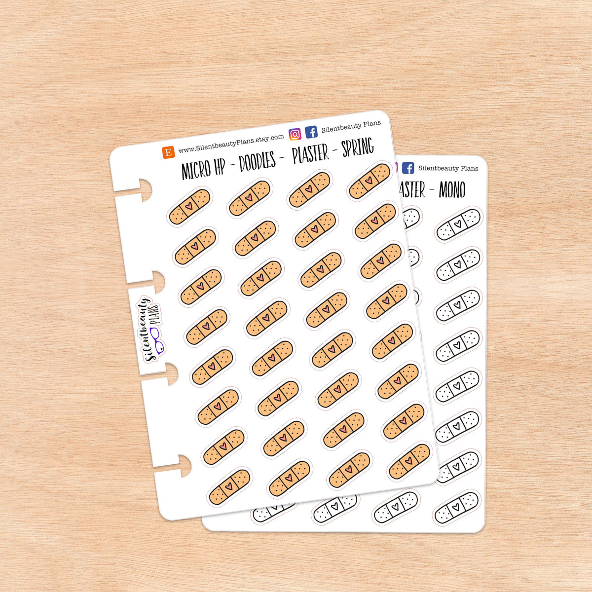 Doodle Bandage - Plaster | 4 Colour Options | Micro Disc