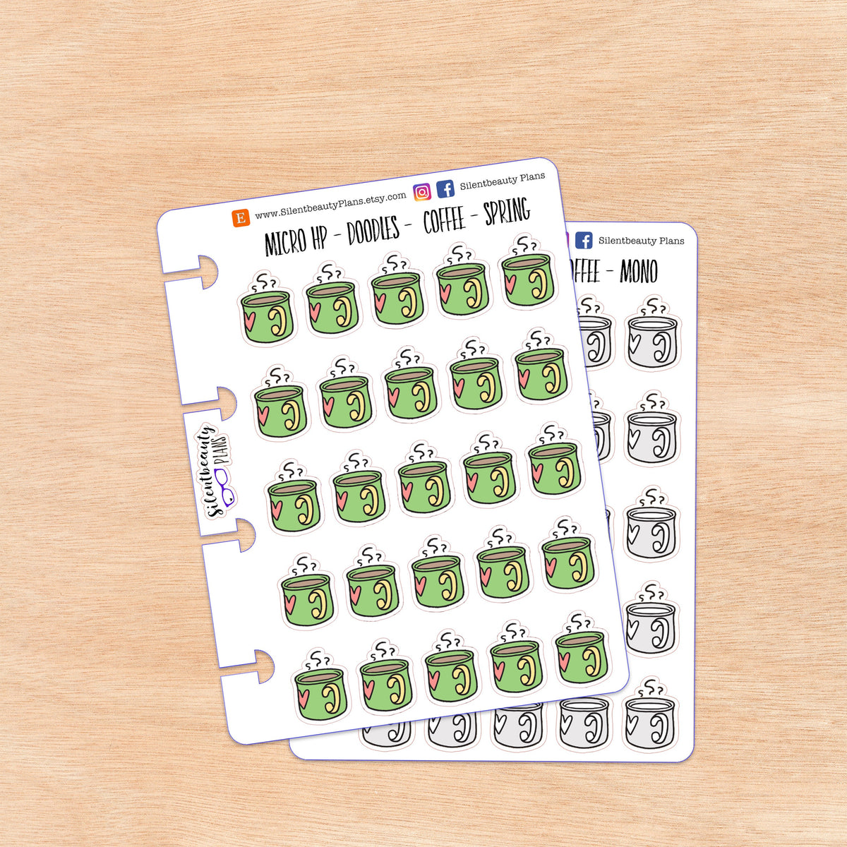 Doodle Coffee - Mug | 4 Colour Options | Micro Disc