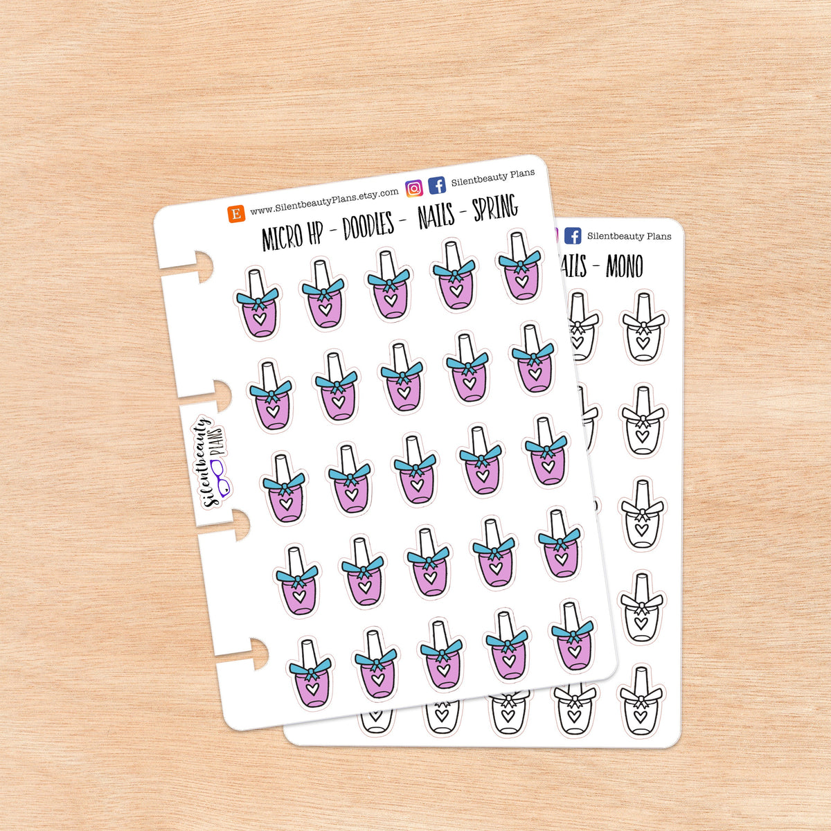 Doodle Nail Polish | 4 Colour Options | Micro Disc
