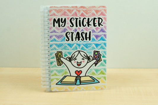Lily's Sticker Stash Reusable Sticker Book | 2 Sizes | A6 | B6