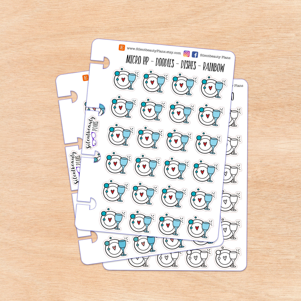 Doodle Dishes | 4 Colour Options | Micro Disc