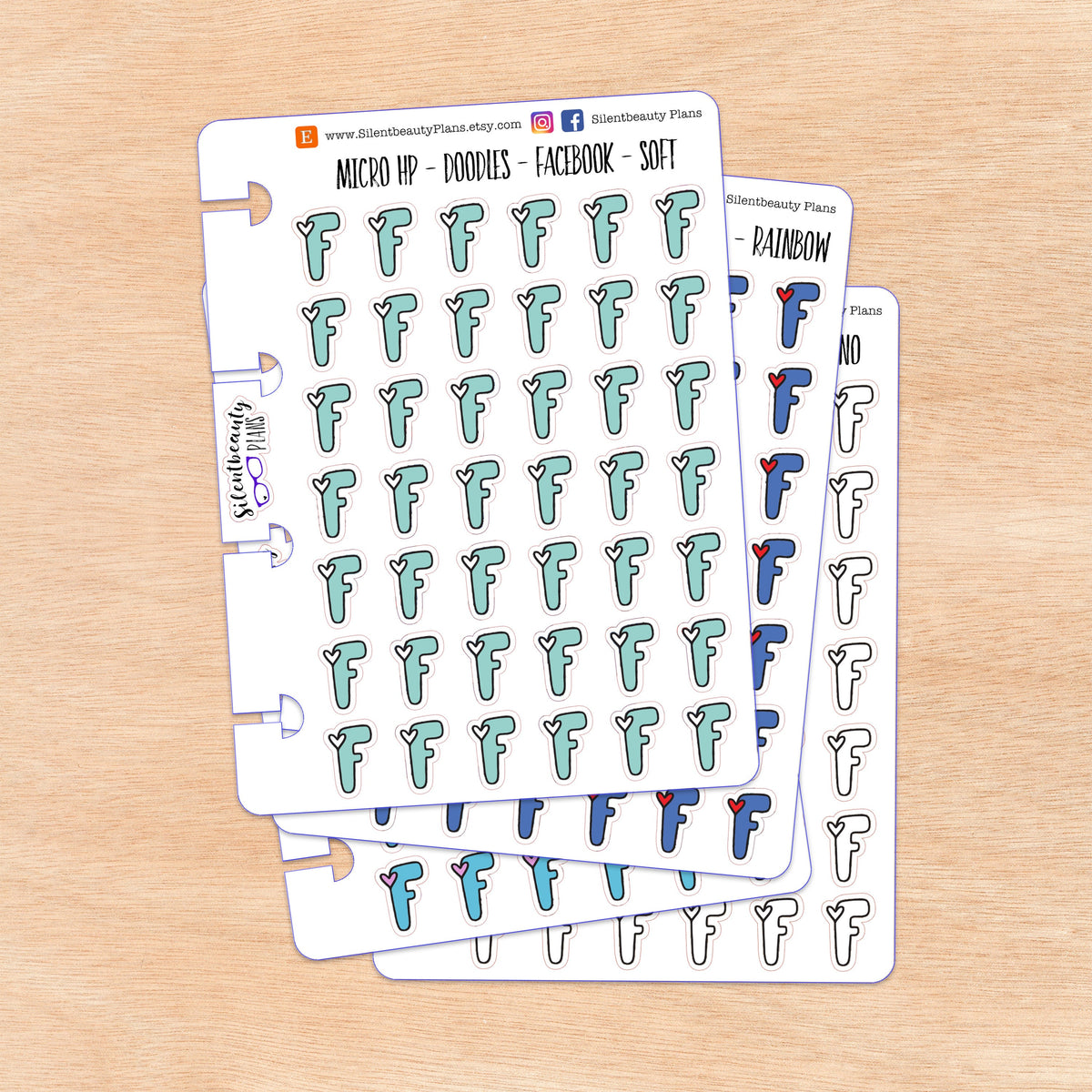 Doodle FB | 4 Colour Options | Micro Disc