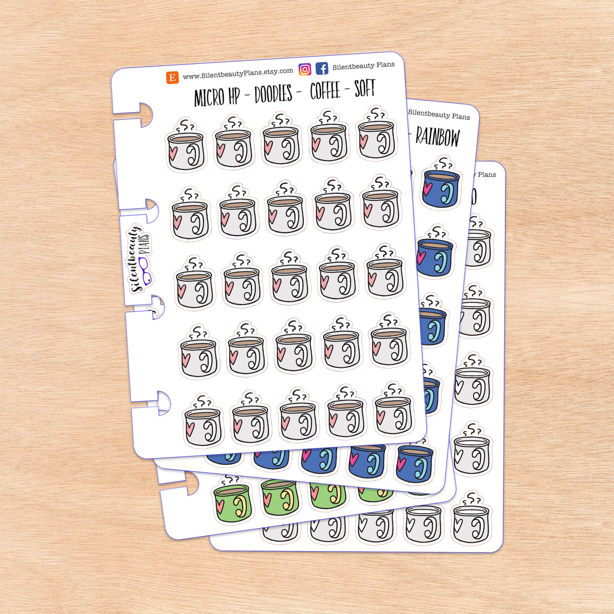 Doodle Coffee - Mug | 4 Colour Options | Micro Disc