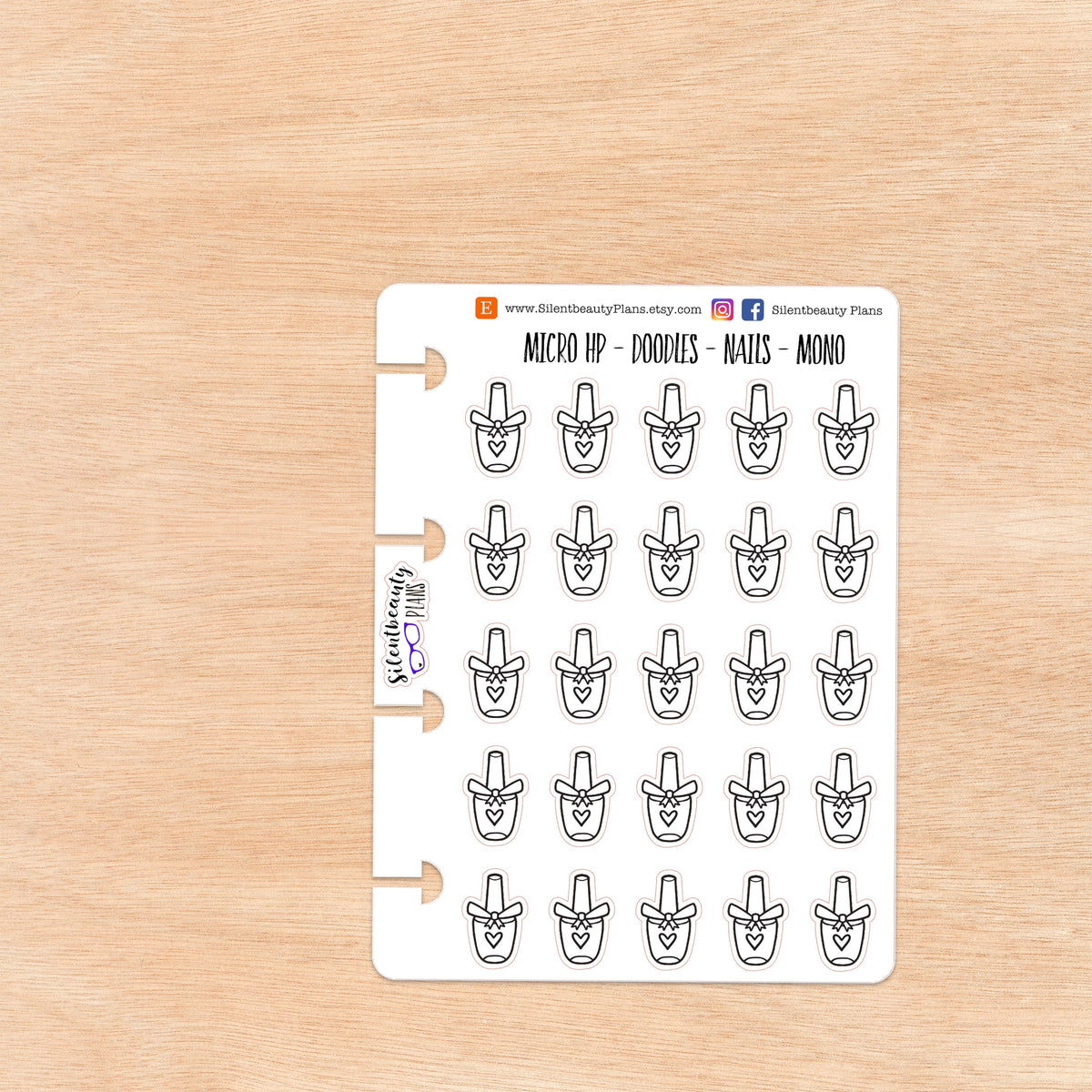 Doodle Nail Polish | 4 Colour Options | Micro Disc