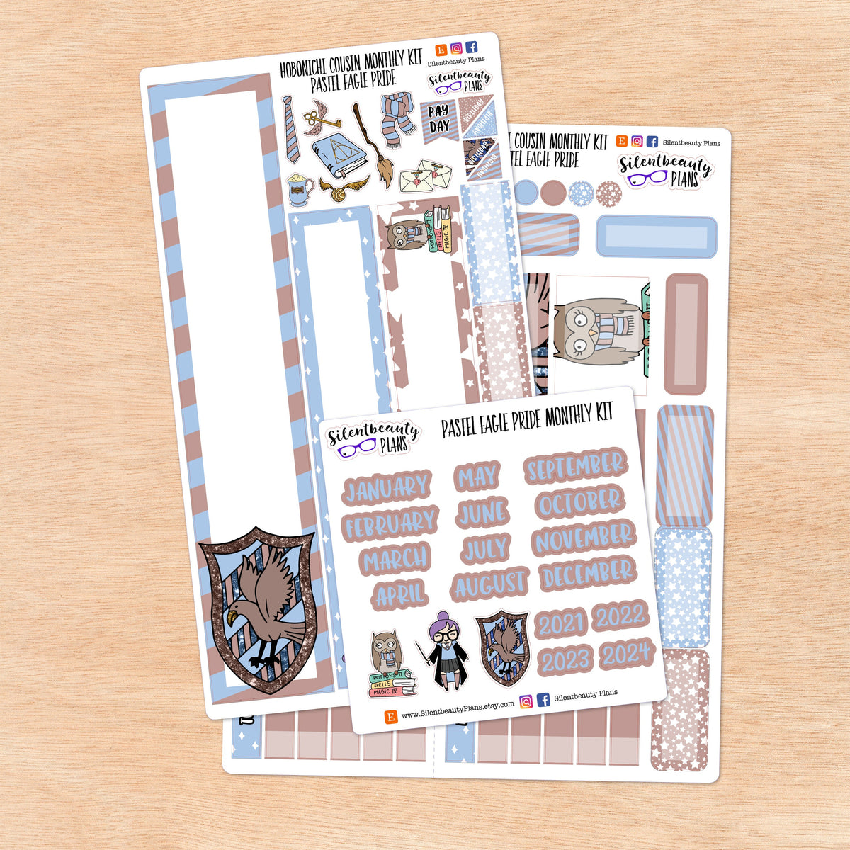 Pastel Eagle Pride | Hobonichi Cousin