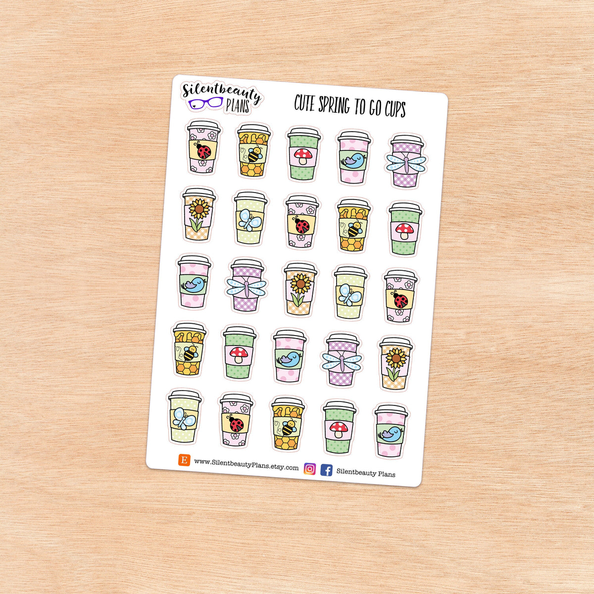 Spring To Go Cups